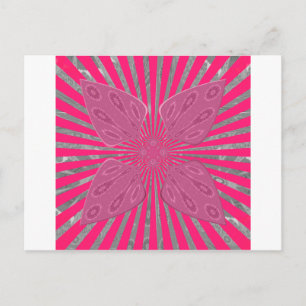 Carte Postale Les ailes de la fleur électrique : Un Edgy Vivily 