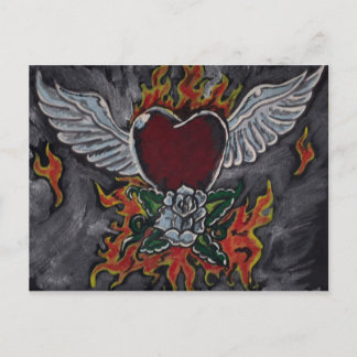 Carte Postale Les ailes de l'amour