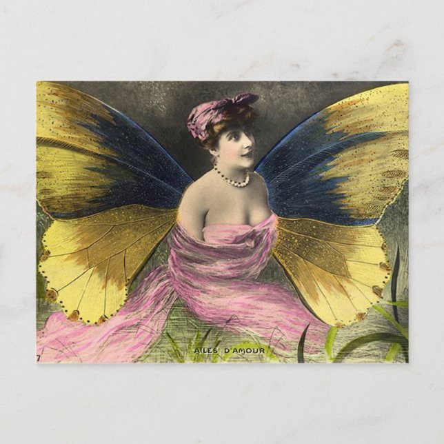 Carte Postale Les ailes de l'amour (Devant)