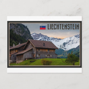 Carte Postale Les Alpes du Liechtenstein