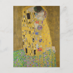 Carte Postale Les Amants enlacés par Gustav Klimt