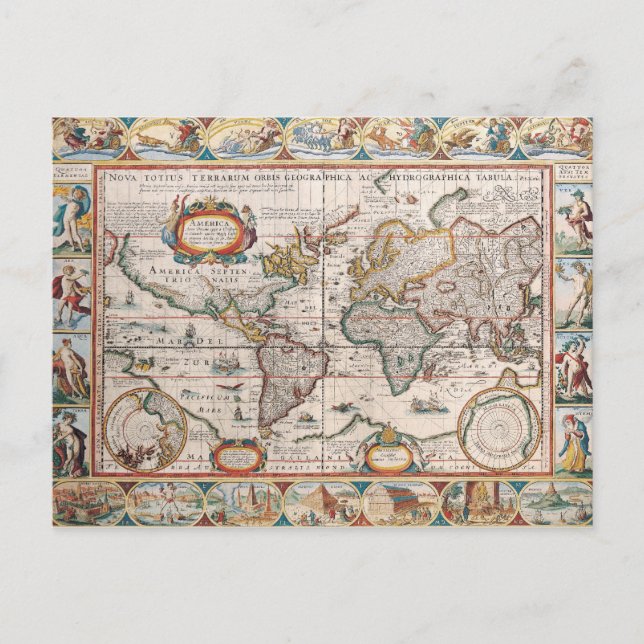 Carte Postale Les Amériques 4 (Devant)