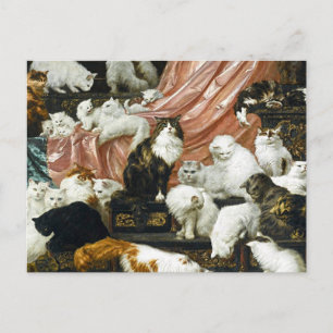 Carte Postale Les amoureux de ma femme par Carl Kahler Chat