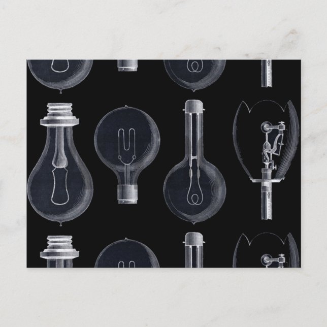 Carte Postale Les ampoules dans l'exposition à l'électricité de  (Devant)