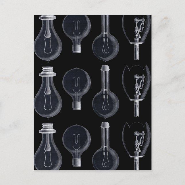 Carte Postale Les ampoules dans l'exposition à l'électricité de  (Devant)