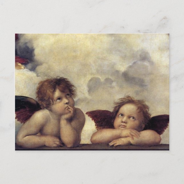 Carte Postale Les anges de Raphaël (Devant)