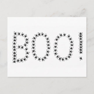 Carte Postale Les araignées disent Boo