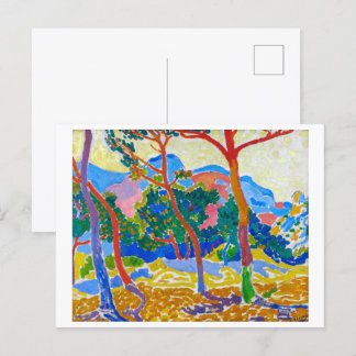 Carte Postale Les arbres | Andre Derain |
