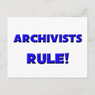 Carte Postale Les archivistes gouvernent !