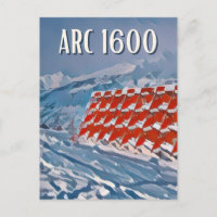 Carte Postale Les Arcs Station de ski