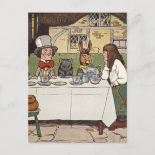 Carte Postale Les aventures d'Alice au pays des merveilles