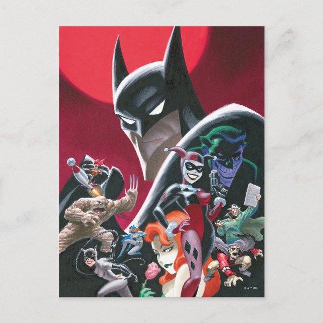 Carte Postale Les aventures de Batman Dames et Démons Dangereux (Devant)