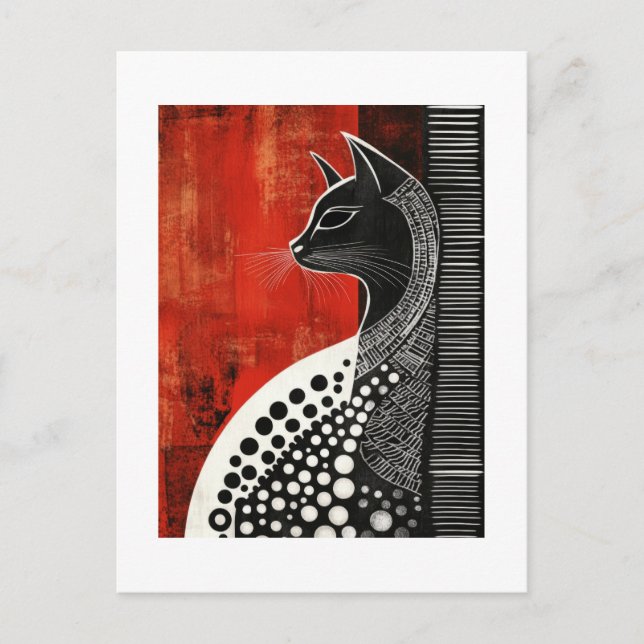 Carte Postale Les aventures énigmatiques de Noir Cat (Devant)