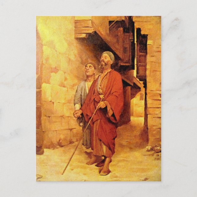 Carte Postale les aveugles (Devant)