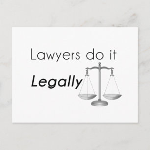 Carte Postale Les avocats le font !