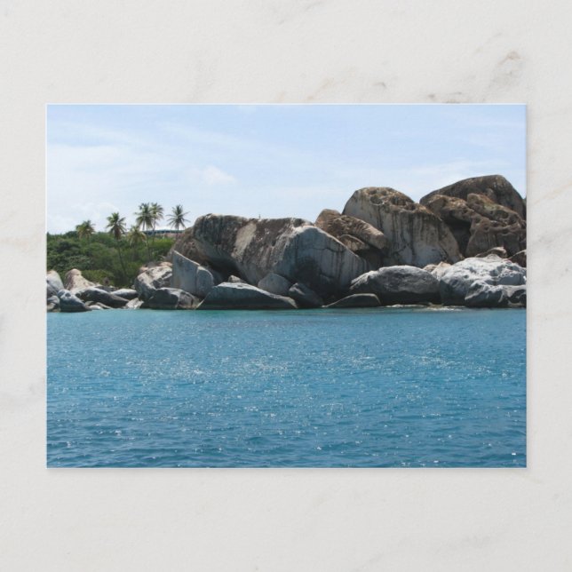 Carte Postale Les Bains Au Large (Devant)