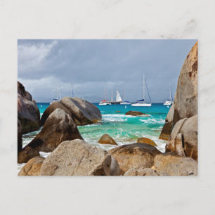 Carte Postale Les Bains, Virgin Gorda, Îles Vierges britanniques