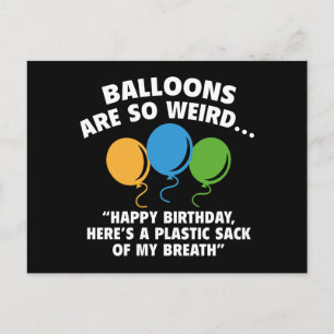 Carte Postale Les Ballons Sont Si Bizarres