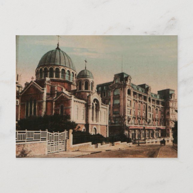 Carte Postale Les Basses Pyrénées - Biarritz France 1908 (Devant)