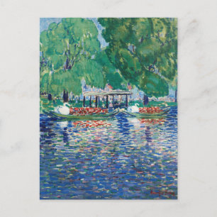 Carte Postale Les bateaux cygnes George Luks