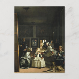 Carte Postale Les Beaux-Arts de Las Meninas Diego Velázquez