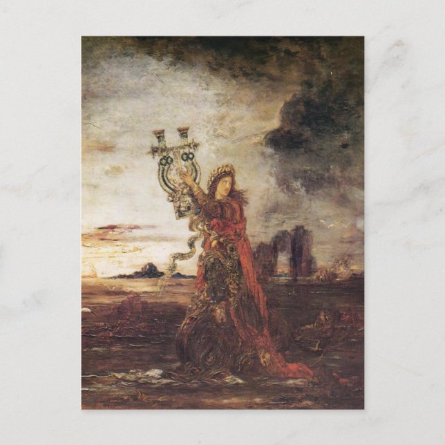 Carte Postale Les beaux-arts de Moreau Arion (Devant)