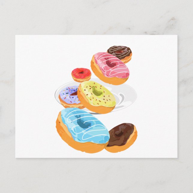 Carte Postale Les beignets (Devant)
