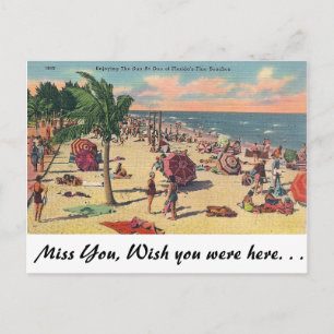 Carte Postale Les belles plages de Floride