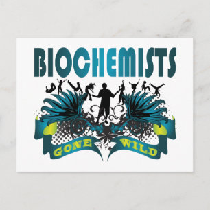 Carte Postale Les biochimistes sont devenus sauvages
