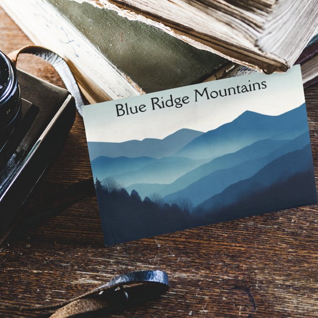 Carte Postale Les Blue Ridge Mountains, personnalisable (Créateur téléchargé)