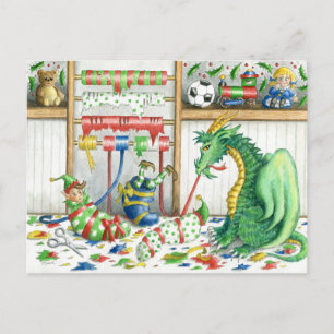 Carte Postale Les bonnes choses viennent en petits paquets - car