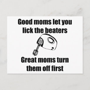 Carte Postale Les Bonnes Moms Vous Permettent De Lancer Les Bate