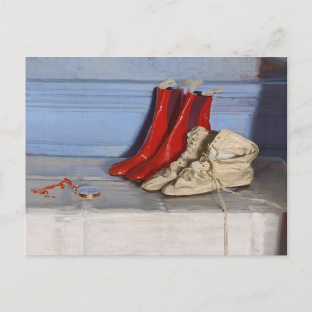 Carte Postale Les bottes de Mlle Simpson | William Nicholson (Devant)