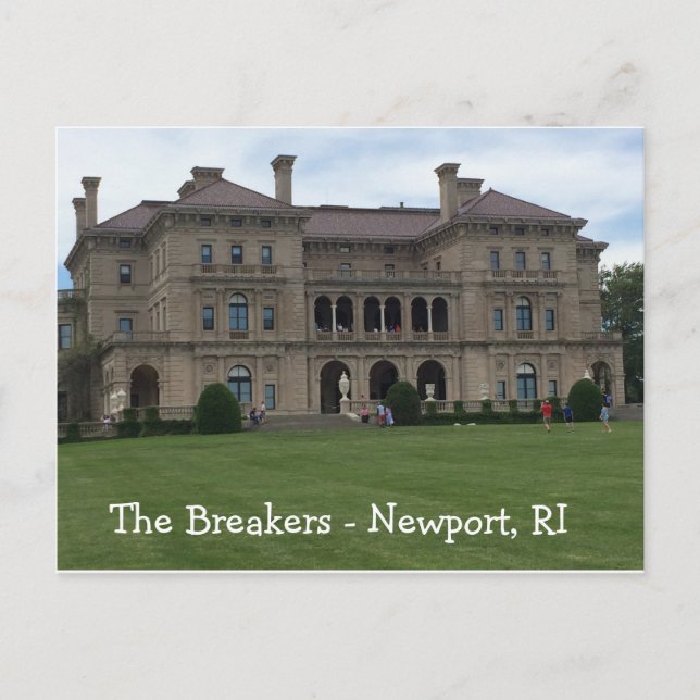 Carte Postale Les Breakers, Newport, RI (Devant)