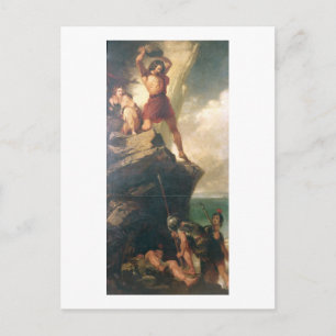 Carte Postale Les Britanniques repoussent l'invasion des Romains