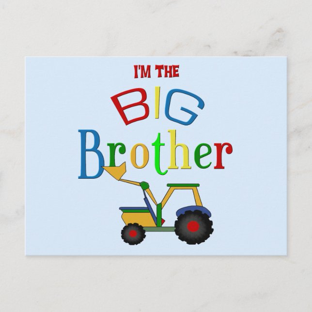 Carte Postale Les cadeaux Big Brother de la construction (Devant)