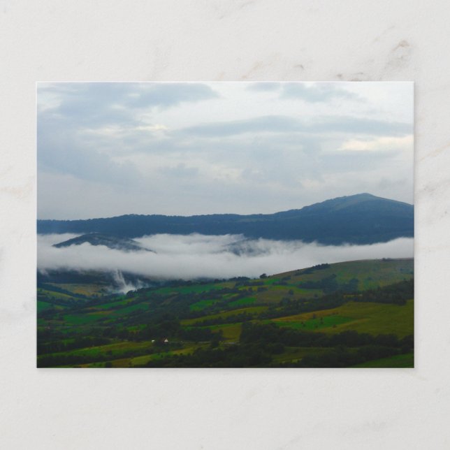 Carte Postale Les Carpates le matin (Devant)