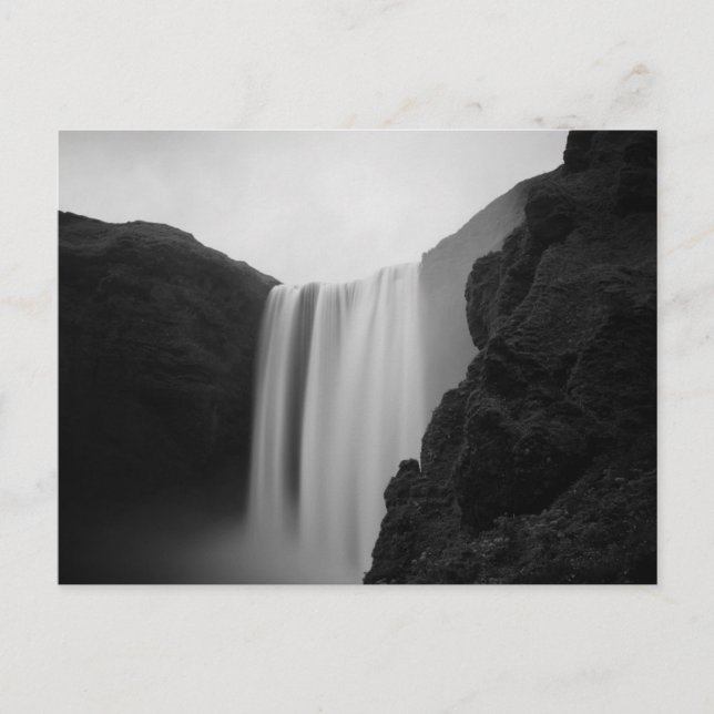 Carte Postale Les cascades | Skogafoss Cascade, Islande (Devant)