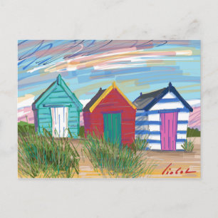 Carte Postale Les cases de plage de Southwold