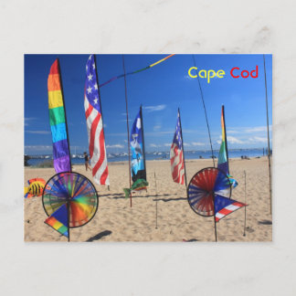 Carte Postale Les cerfs-volants sur la plage, Cape Cod