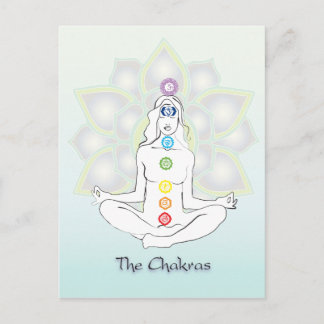 Carte Postale Les chakras