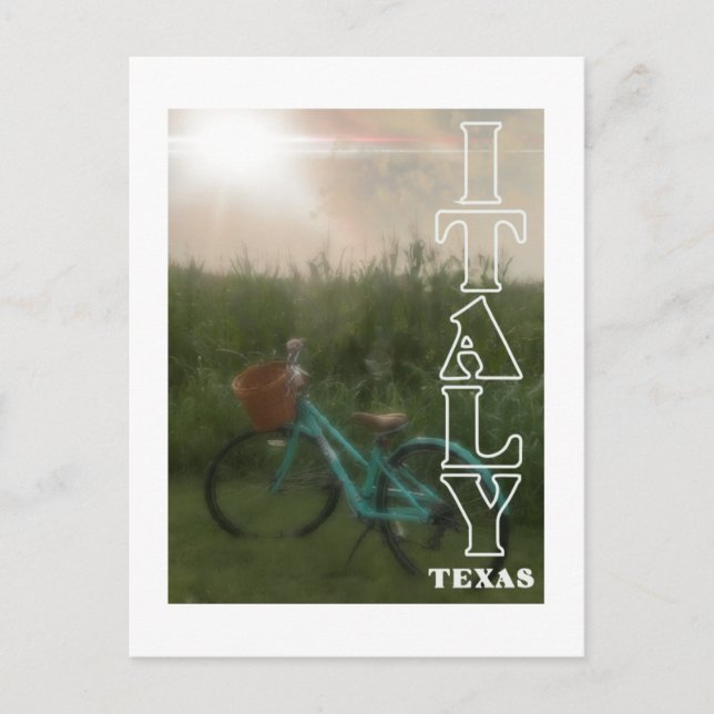 Carte Postale Les champs d'Italie (Texas) (Devant)
