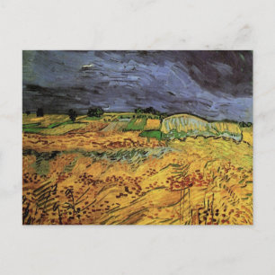 Carte Postale Les champs par Vincent van Gogh