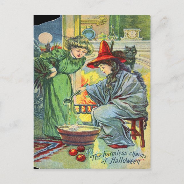 Carte Postale Les charmes sans charme d'Halloween (Devant)