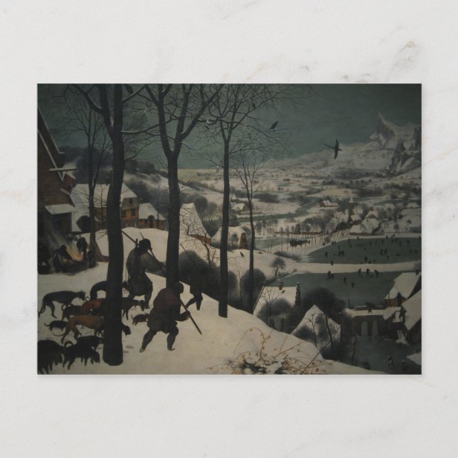 Carte Postale Les Chasseurs dans la neige de Bruegel (Devant)