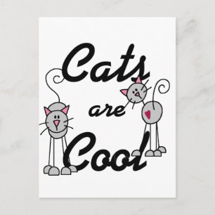 Carte Postale Les chats sont cool Tshirts et cadeaux