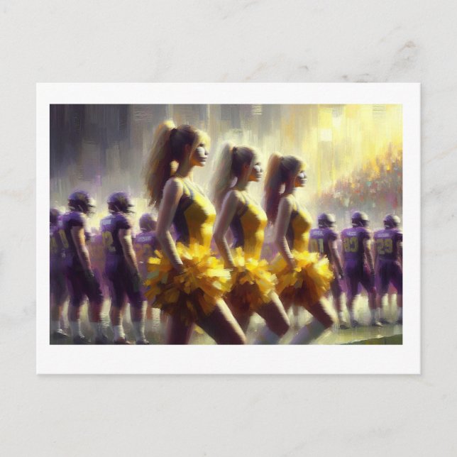 Carte Postale Les Cheerleaders, (Devant)