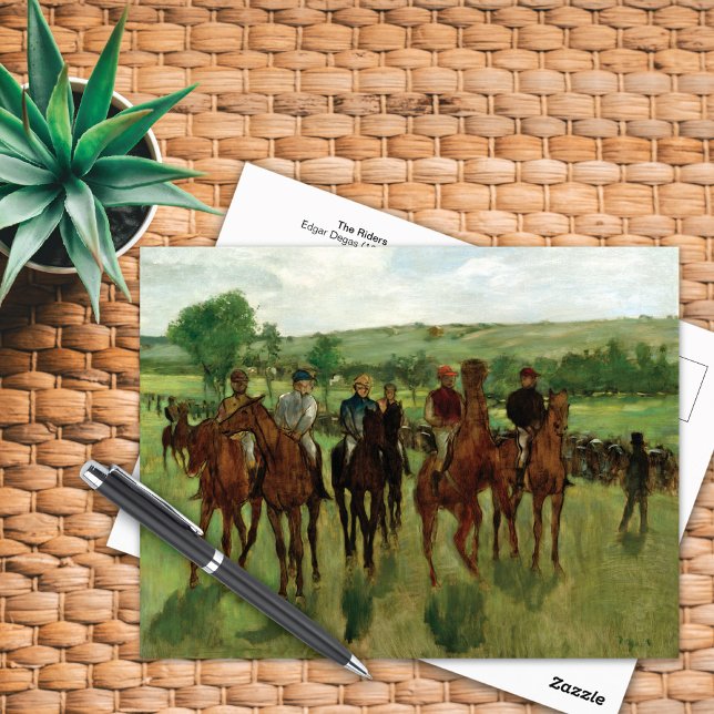 Carte Postale Les Chevaux de cavaliers Edgar Degas (Créateur téléchargé)