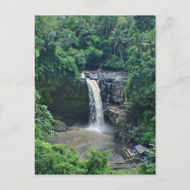 Carte Postale Les chutes de Bali (Devant)