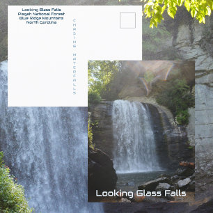 Carte Postale Les chutes de Looking Glass Blue Ridge Mountains N